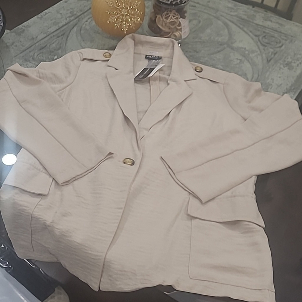 New womens light nude spring jacket s